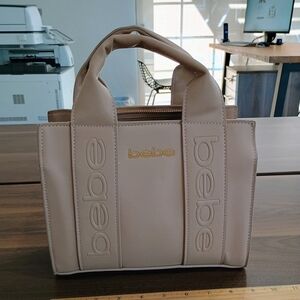 Bebe Beige Tote Bag NWOT